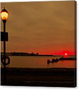 Sunrise Over Confederation Harbour Canvas Print
