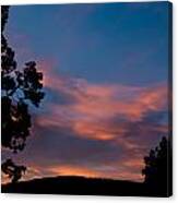 Sunrise Over Mammoth Campground Canvas Print
