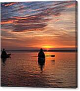 Sunrise Paddle Canvas Print