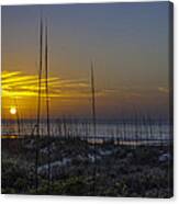 Sunrise-palmetto Dunes Canvas Print