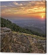 Sunrise Point From Mt. Nebo - Arkansas Canvas Print