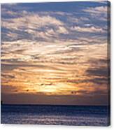 Sunset At Hanalei Bay Canvas Print