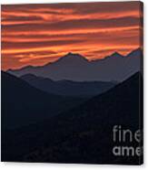 Sunset At Montezuma Pass Canvas Print