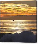 Sunset At Santa Cruz Island Canvas Print