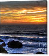 Sunset At The Head Canvas Print