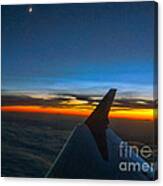 Sunset At Thirty Thousand Feet Canvas Print