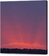 Sunset Beams Canvas Print