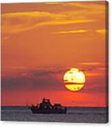 Sunset Cruise Canvas Print
