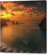 Sunset In Silence Canvas Print