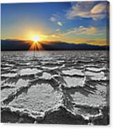 Sunset On The Flats Canvas Print