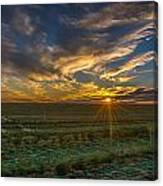 Sunset Over China Canvas Print