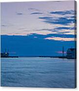 Sunset Over Chincoteague Inlet Canvas Print