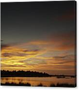 Sunset Over Florida 002 Canvas Print