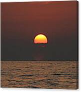 Sunset Over Lake Erie Canvas Print