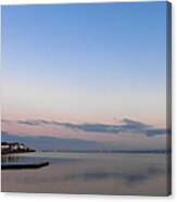 Sunset Over Marine Lake Canvas Print