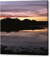 Sunset Over Quanah Parker Lake Canvas Print