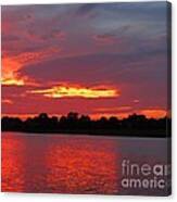 Sunset Over The Bay Canvas Print