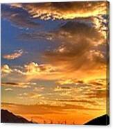 Sunset Over The Pass Canvas Print