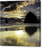 Sunset Reflected Canvas Print