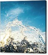 Sunset Splash Canvas Print