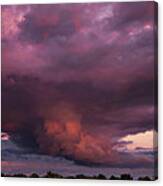 Sunset Storm Canvas Print