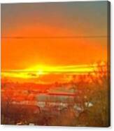 Sunset #webstagram #gf_daily #igers Canvas Print