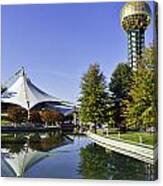 Sunsphere In The Fall Canvas Print