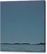 Super-moon Over Inner Farne Islands Canvas Print