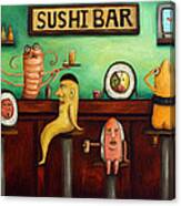 Sushi Bar Improved Image Canvas Print