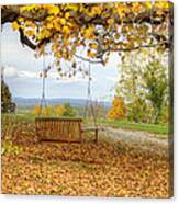 Swing With A View Canvas Print