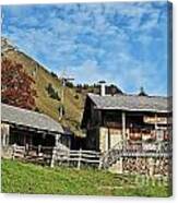 Swiss Cabin Canvas Print