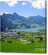 Swiss Landscape Canvas Print