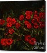 Symphony In Coquelicot Canvas Print