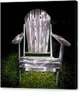Adirondack Chair Painted With Light Canvas Print