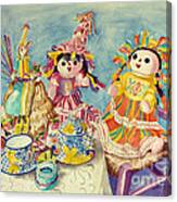 Talavera Tea With Friends Canvas Print
