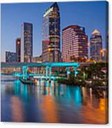 Tampa Skylines Canvas Print