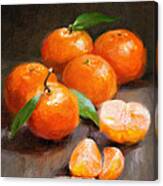 Tangerines Canvas Print