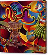 Tapestry Of Gods - Huehueteotl Canvas Print