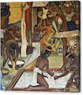 Tarascan Culture By Diego Rivera Canvas Print