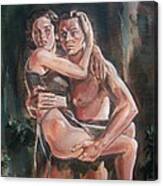 Tarzan And His Mate Canvas Print