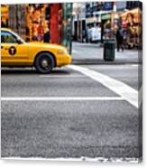 #taxi #yellowcab #newyork #nyc Canvas Print