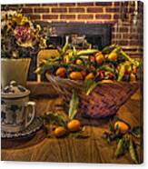 Tea And Oranges That Come All The Way From China Canvas Print