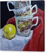 Tea Cups Canvas Print