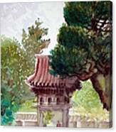 Tea Garden Entrance Canvas Print