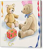 Teddy Bears Parcel Canvas Print