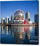 Telus World Of Science Vancouver Canvas Print