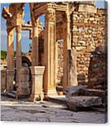 Temple In Ephesus Canvas Print