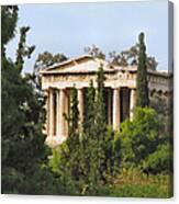 Temple Of Hephaestus - Athens, Greece Canvas Print