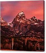 Teton Color Canvas Print