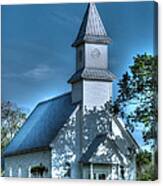 Texas Country Church Canvas Print